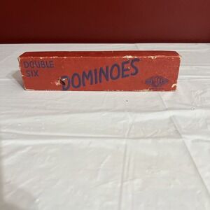 Vintage Double Six Dominoes Made In USA
